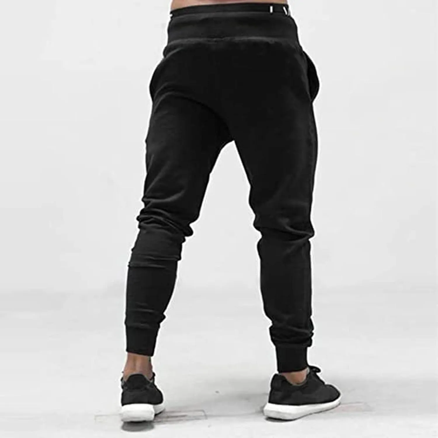 Slim Leg Pants for Men Summer Elastic Waist Fit Breathable Soft Fit Sport Clothes Comfy Fashion Trendy Trousers