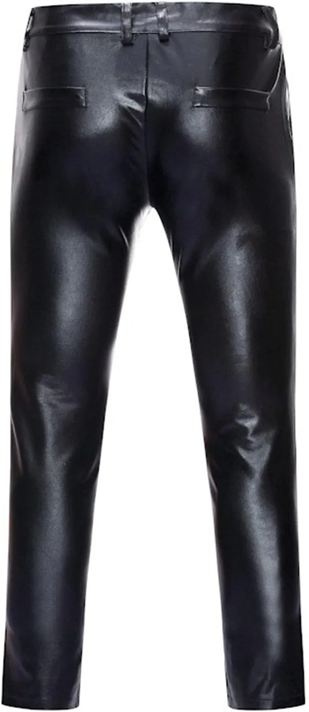 Slim Legs Pants for Men Summer Cortical Elastic Waist Fit Pockets Casual Soft Fit Sport Clothes Cute Trendy Trousers