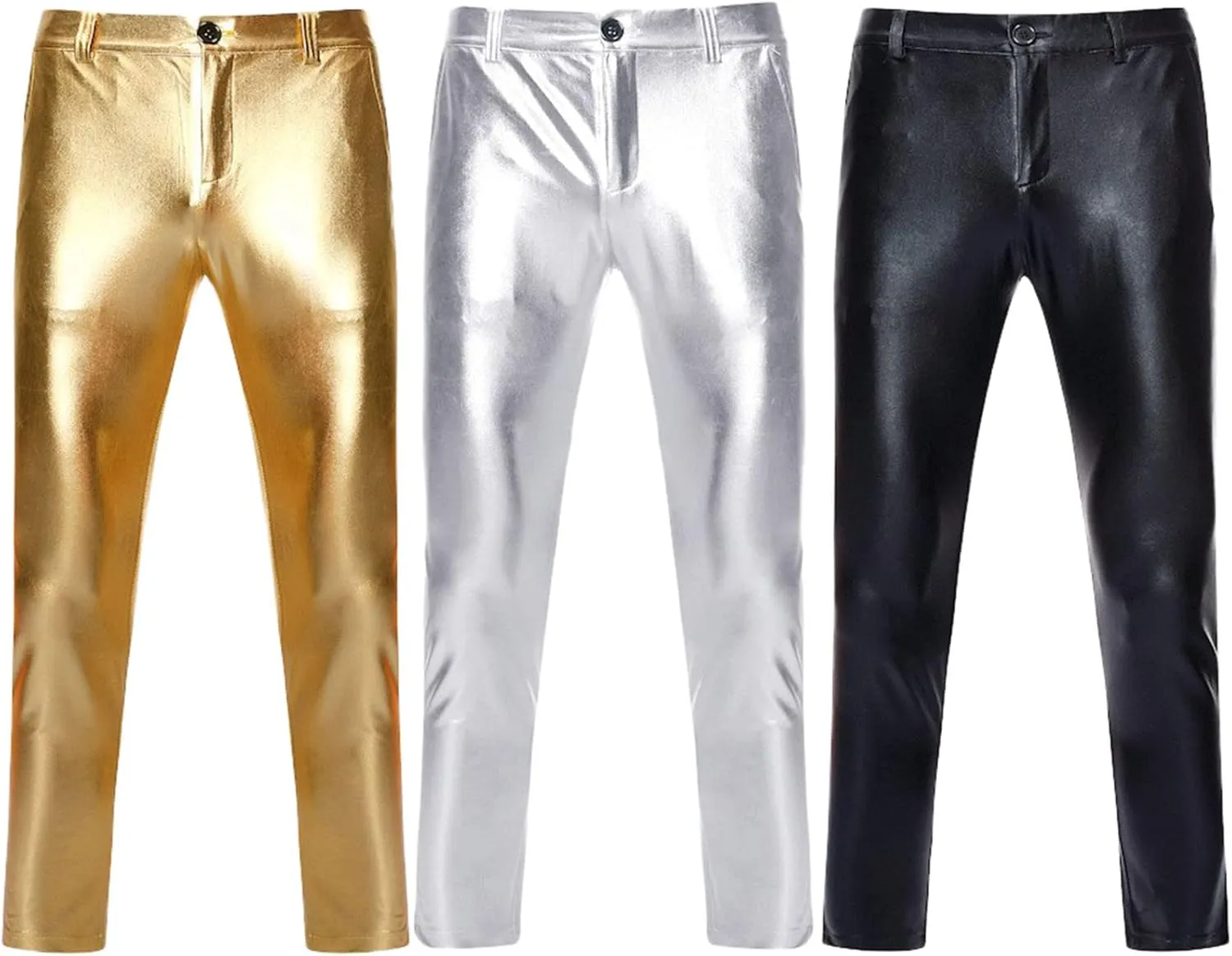 Slim Legs Pants for Men Summer Cortical Elastic Waist Fit Pockets Casual Soft Fit Sport Clothes Cute Trendy Trousers
