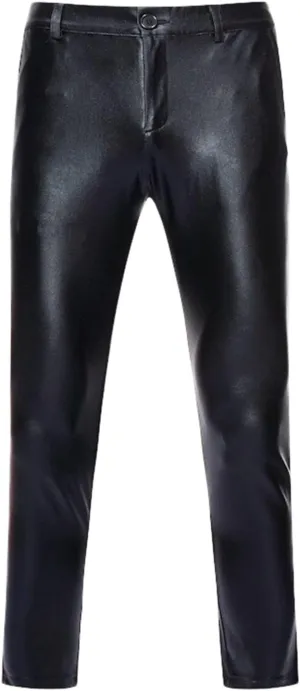 Slim Legs Pants for Men Summer Cortical Elastic Waist Fit Pockets Casual Soft Fit Sport Clothes Cute Trendy Trousers