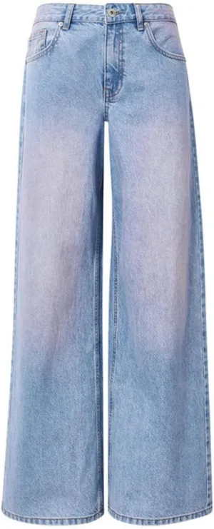 Straight Leg Jeans for Women,High Waisted Wide Leg Loose Microelastic Boyfriend Denim Pants