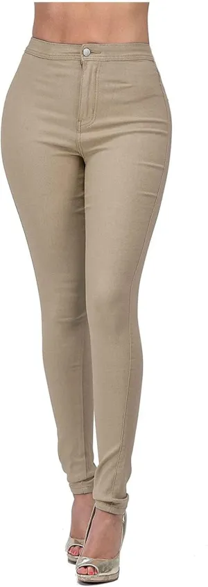 Sunward Jeggings for Women High Waisted Stretch Butt Lifting Skinny Jeans Tummy Control Slim Fit Ladies Jeans Denim Leggings