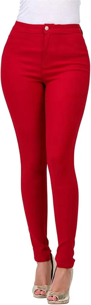 Sunward Jeggings for Women High Waisted Stretch Butt Lifting Skinny Jeans Tummy Control Slim Fit Ladies Jeans Denim Leggings