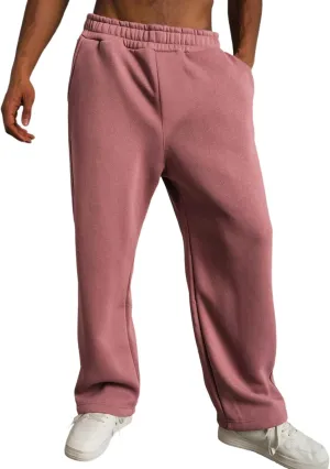 Sweatpants for Men Slacking Slacks Track Tapered Solid Split Stretch Expandable Waist Cargo Pink,Purple,Dark