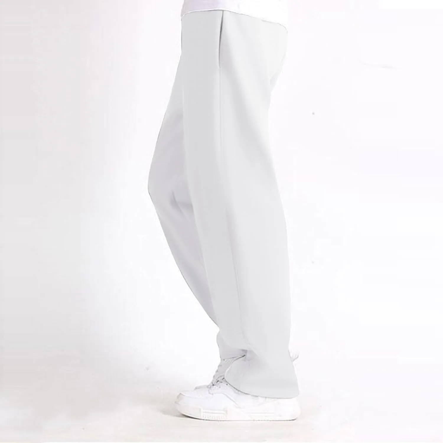 Trendy Pants for Men Summer Elastic Waist Fit Comfortable Loose Sport Clothes Comfy Fashion Running Trousers