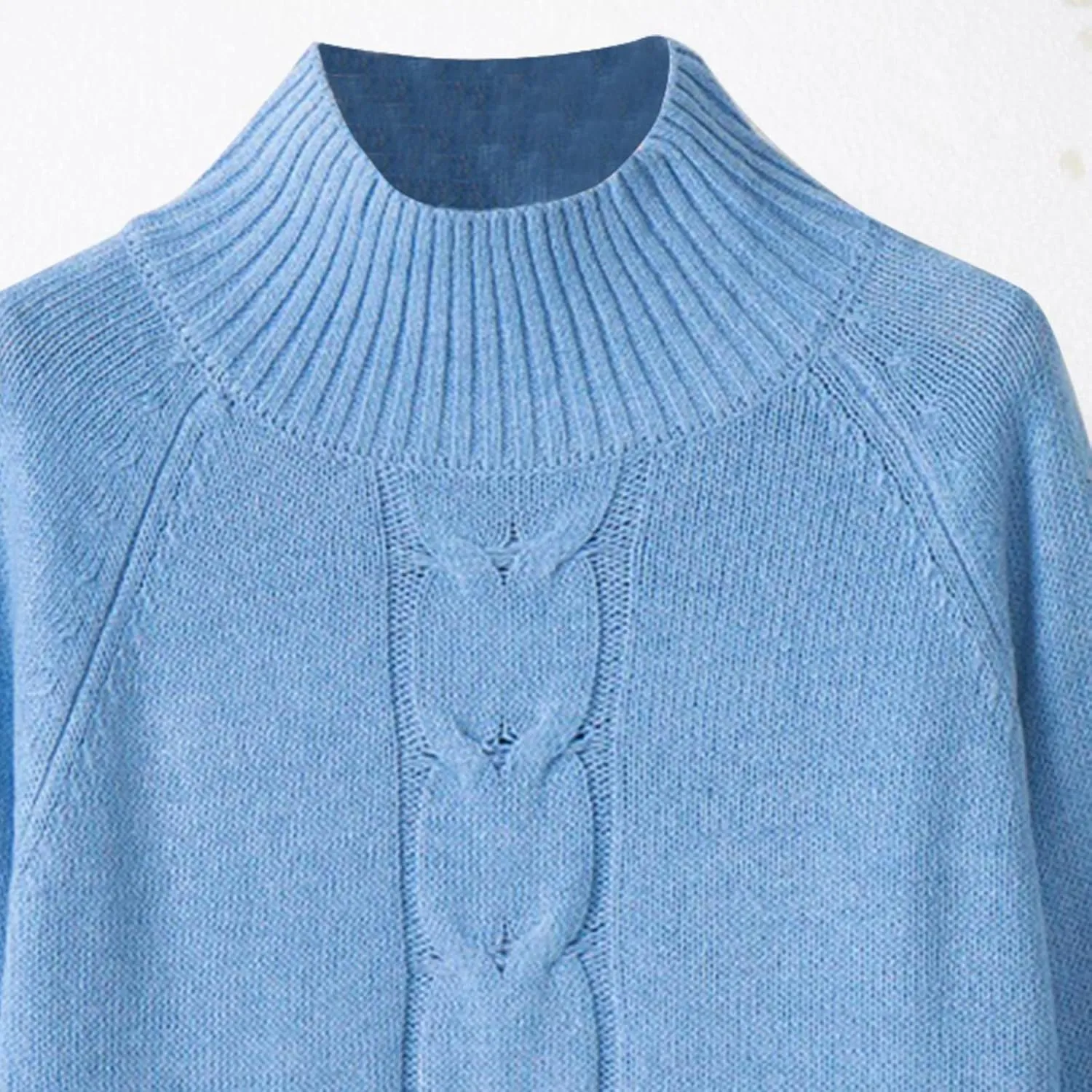 tuduoms Womens Turtleneck Oversized Cozy Sweater Long Sleeve Casual Loose Pullover Chunky Cable Knit Tops Fall Winter Fashion