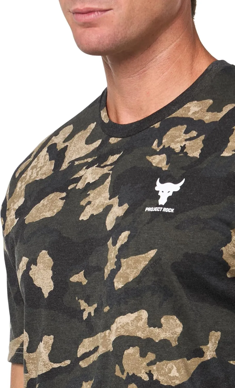 Under Armour Men's Project Rock All Over Print Short Sleeve T Shirt