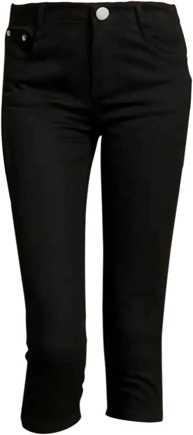 Womens Capri Jeans High Waist Stretchy Roll-up Skinny Cuffed Cropped 2025 Summer Slim Fit Denim Pants Trendy Outfits