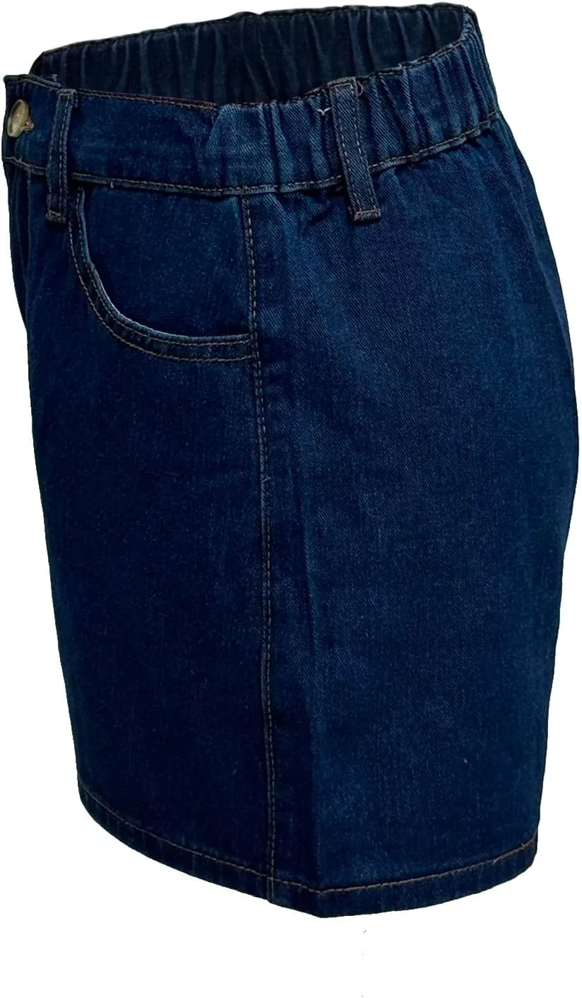 Women's Denim Pants Summer Baggy High Waisted Flowy Wide Leg Buttons Pleated Casual Jean Shorts 2025 Fashion Shorts