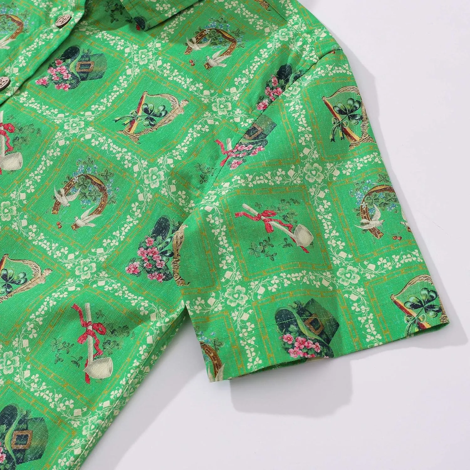 Womens Hawaiian Shirts Tropical Print Short Sleeve Button Down Shirt Casual Hawaii Beach Top Blouse