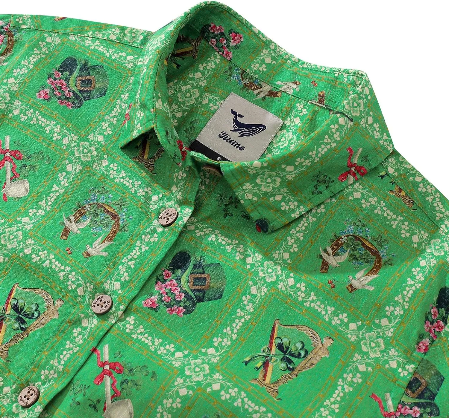 Womens Hawaiian Shirts Tropical Print Short Sleeve Button Down Shirt Casual Hawaii Beach Top Blouse