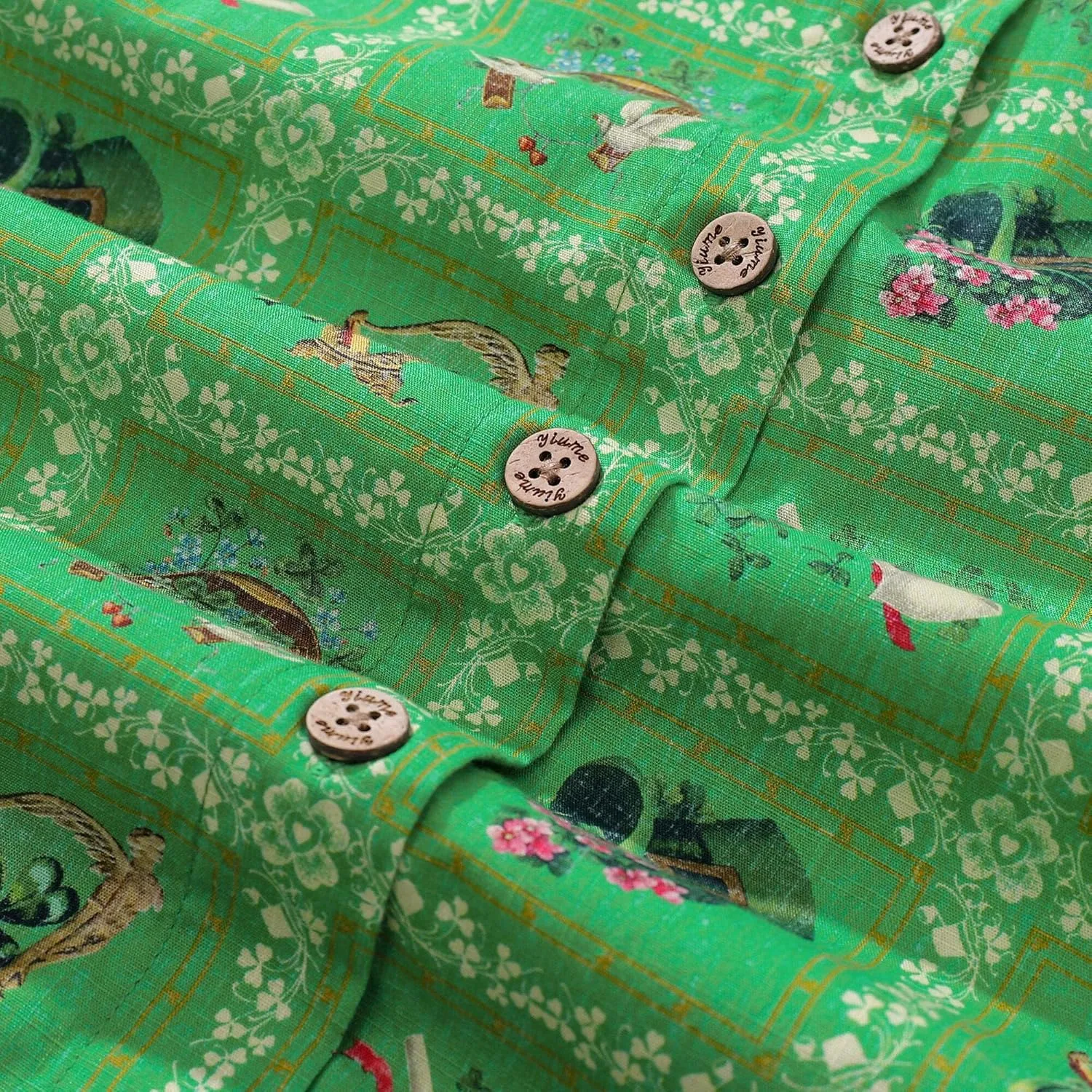 Womens Hawaiian Shirts Tropical Print Short Sleeve Button Down Shirt Casual Hawaii Beach Top Blouse