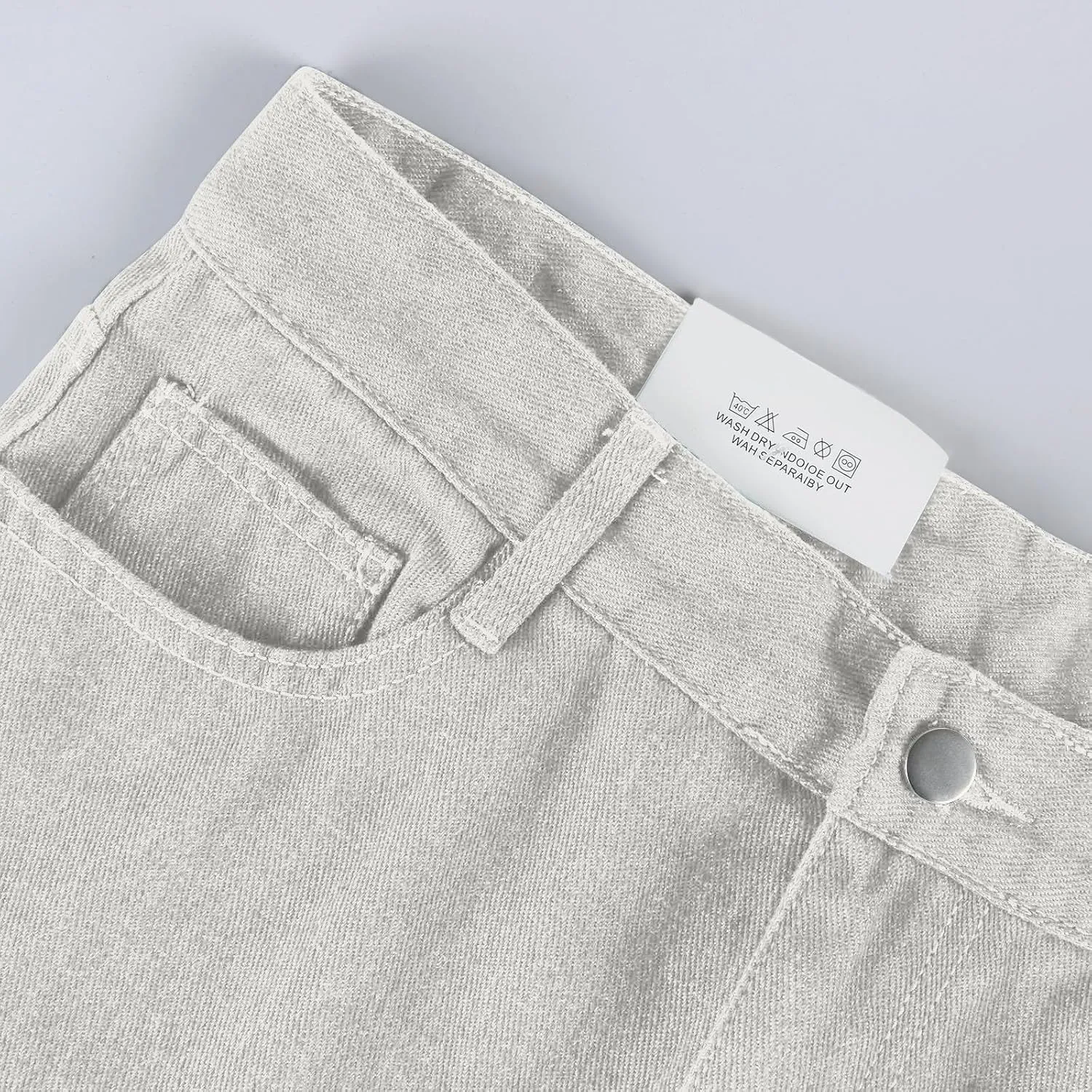 Womens Jeans High Waisted Baggy Women's Pants Plus Size Sweatpants with Pockets Straight Leg Spring Outfits 2025