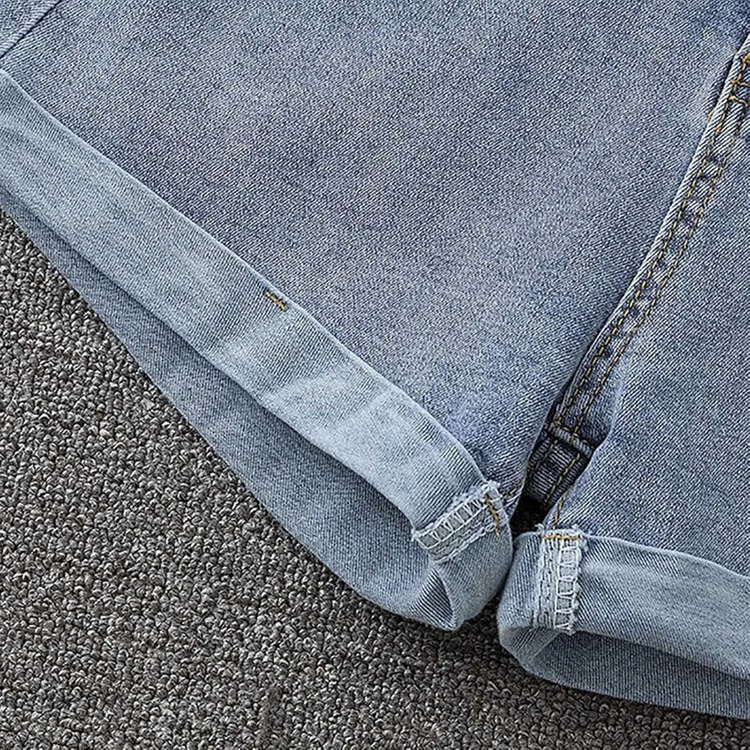 Womens Jeans Shorts High Waisted Plus Size Denim Shorts Wide Leg Cowgirl Shorts Hot Springy Soft Western Jeans Shorts