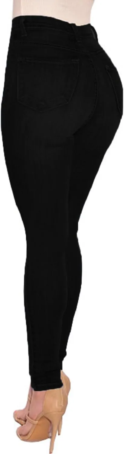 Women's Skinny Jeans High Waist Butt Lifting Denim Pants