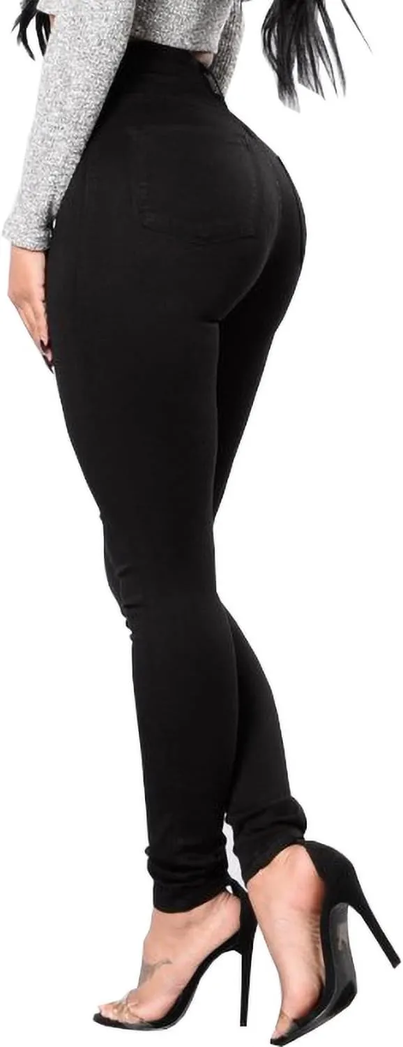 Women's Skinny Jeans High Waist Butt Lifting Denim Pants