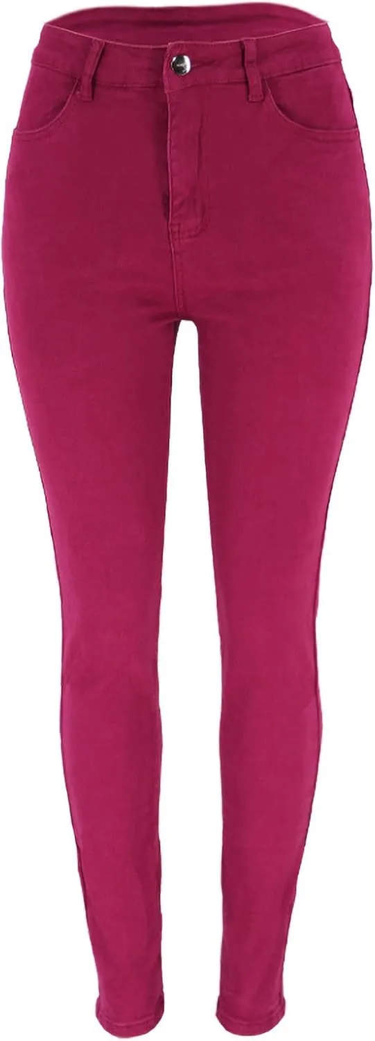 Women's Skinny Jeans High Waist Butt Lifting Denim Pants