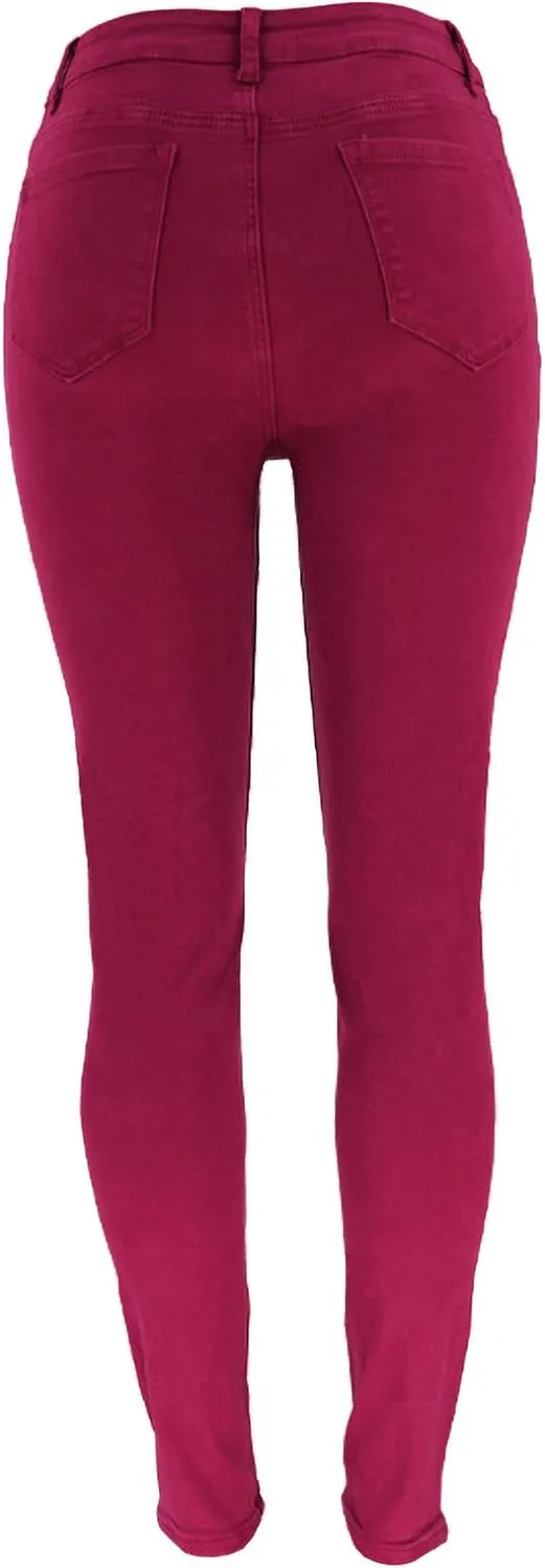 Women's Skinny Jeans High Waist Butt Lifting Denim Pants