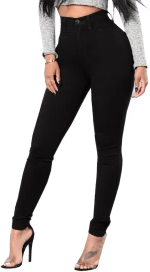 Women's Skinny Jeans High Waist Butt Lifting Denim Pants