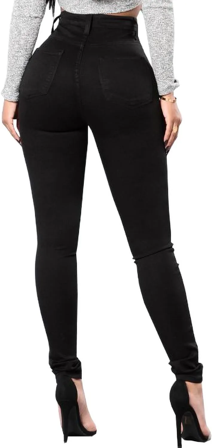 Women's Skinny Jeans High Waist Butt Lifting Denim Pants