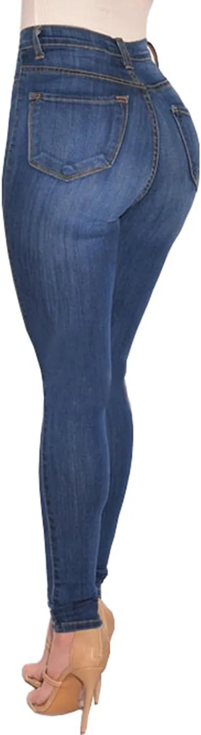Women's Skinny Jeans High Waist Butt Lifting Denim Pants