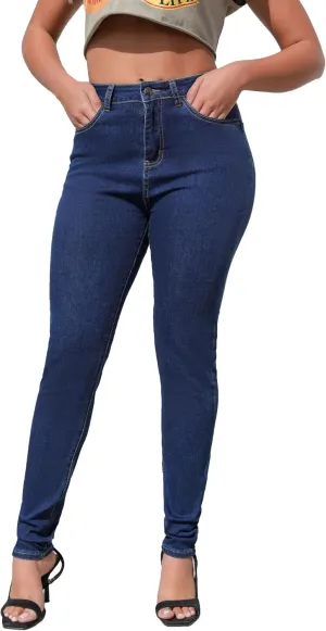 Women's Skinny Jeans High Waist Butt Lifting Denim Pants