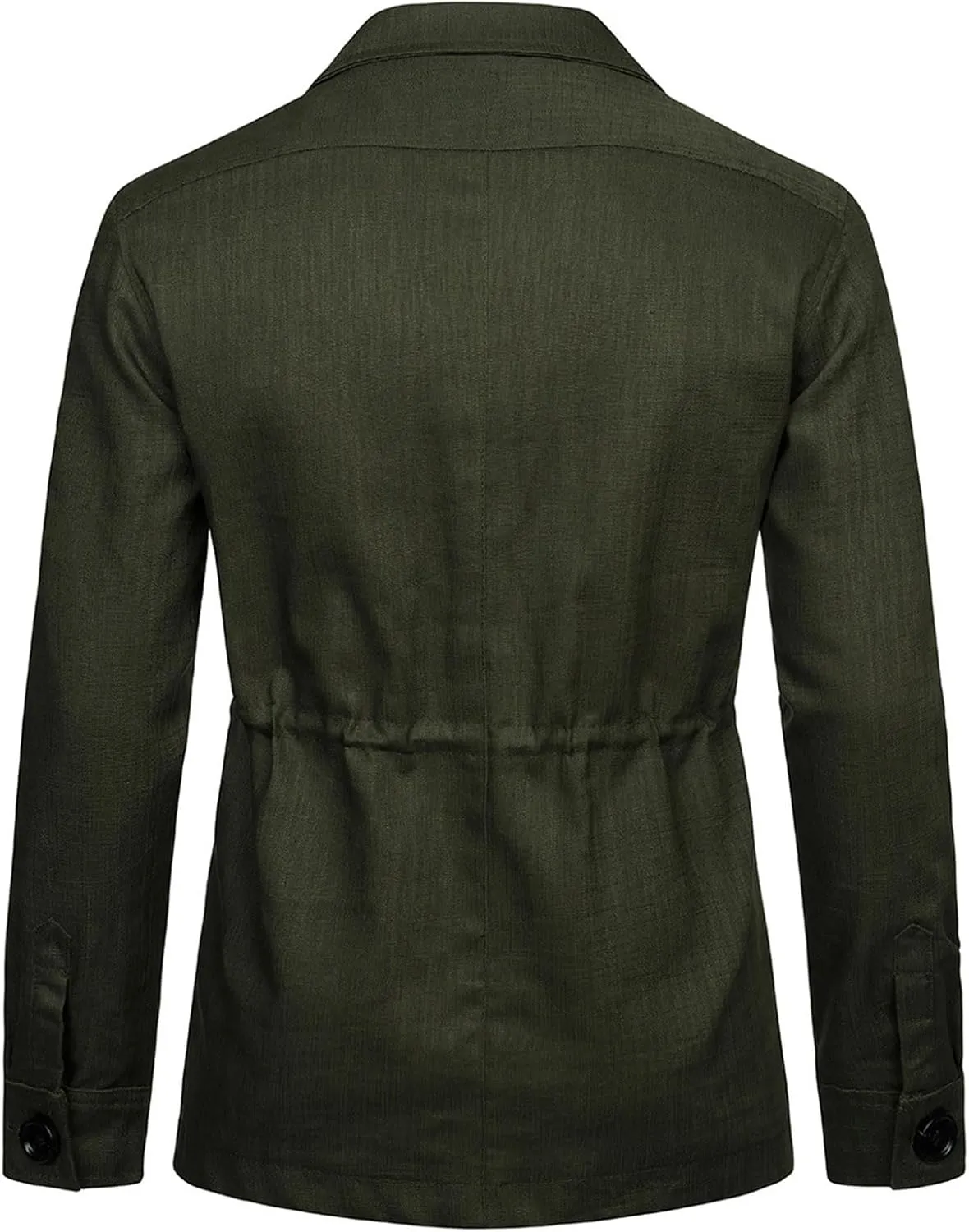 XUNRYAN Men's Blazer Casual Sport Coats Slim Fit Frock Suit Jacket Lightweight Sports Jacket Button Up Outerwear Pockets