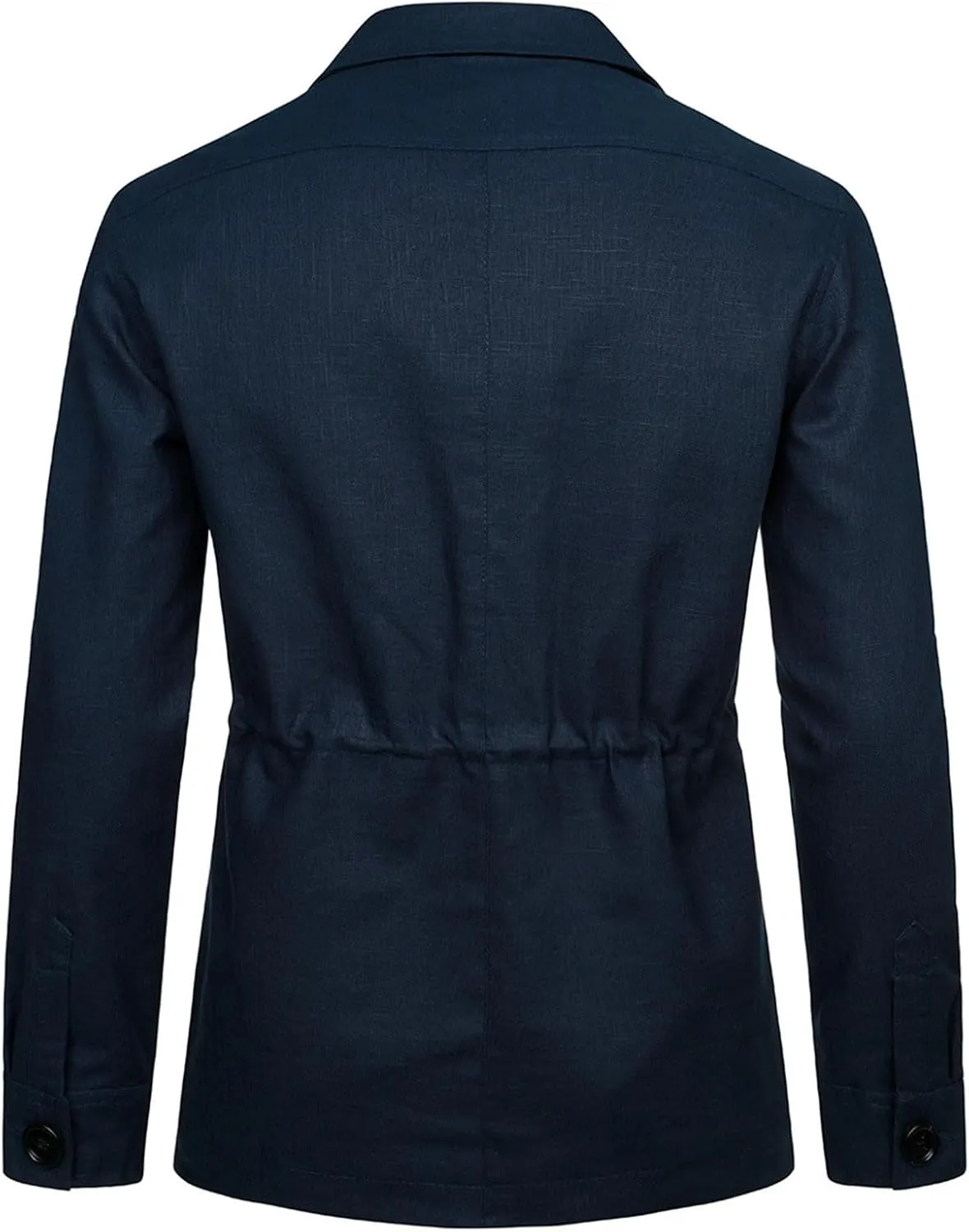 XUNRYAN Men's Blazer Casual Sport Coats Slim Fit Frock Suit Jacket Lightweight Sports Jacket Button Up Outerwear Pockets