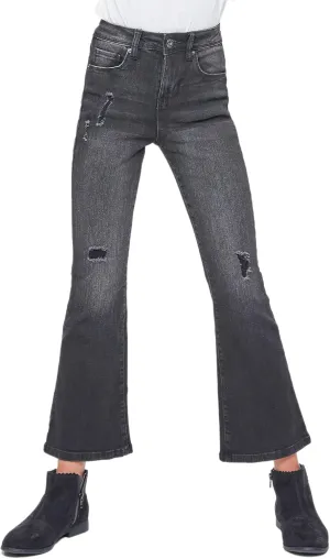 YMI Girls Bell Bottom Essential Clean Hem Jeans