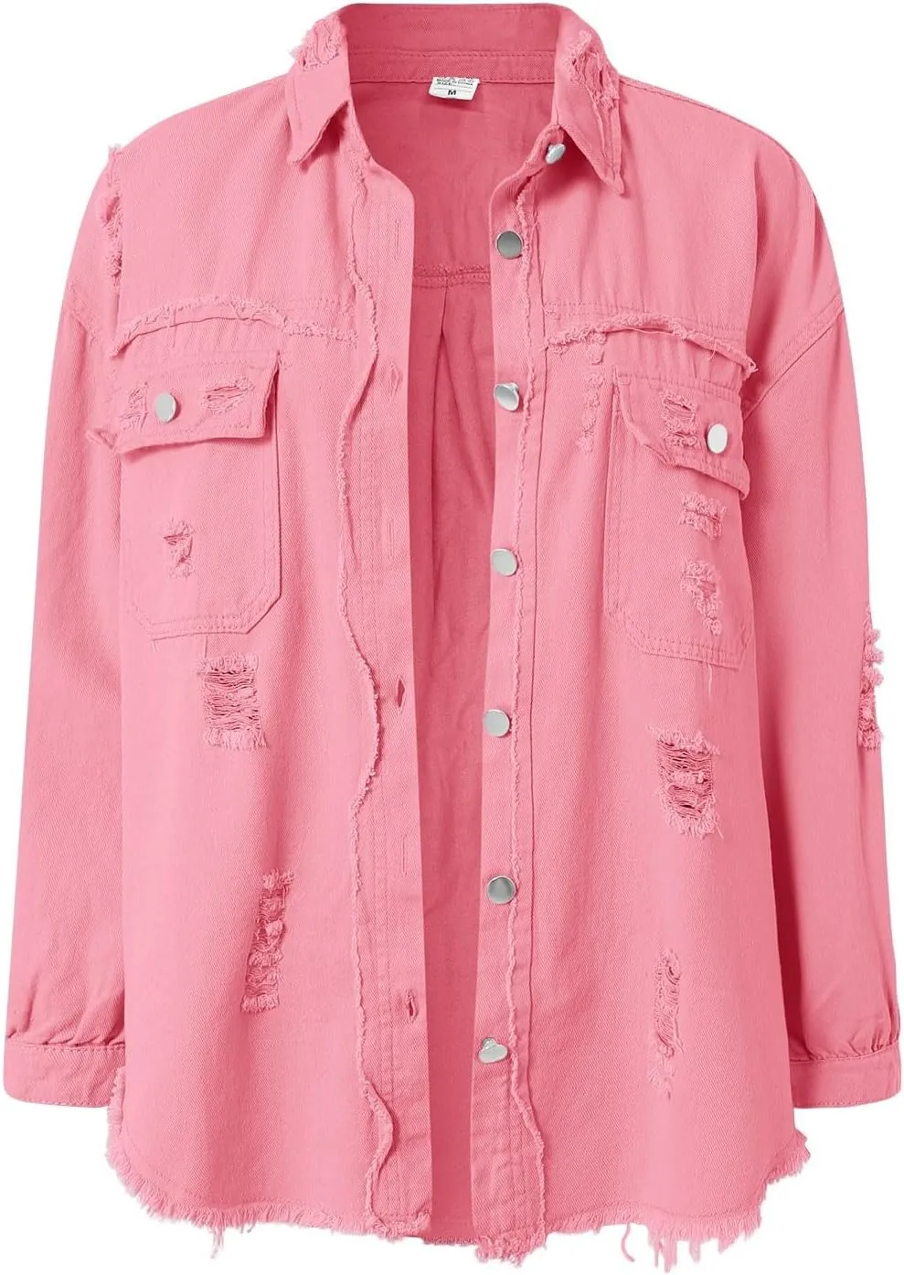 Zimbaplatinum Denim Jacket Women Short JacketWomen Fashion Washed Denim Jacket With Buttons Personality Street Jeans